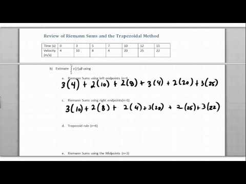 Riemann integral 1   youtube