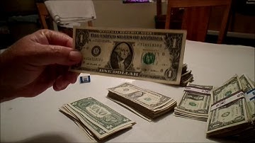 Currency Check $600 in US Singles Bills! RARE Binary Radar Note Found!