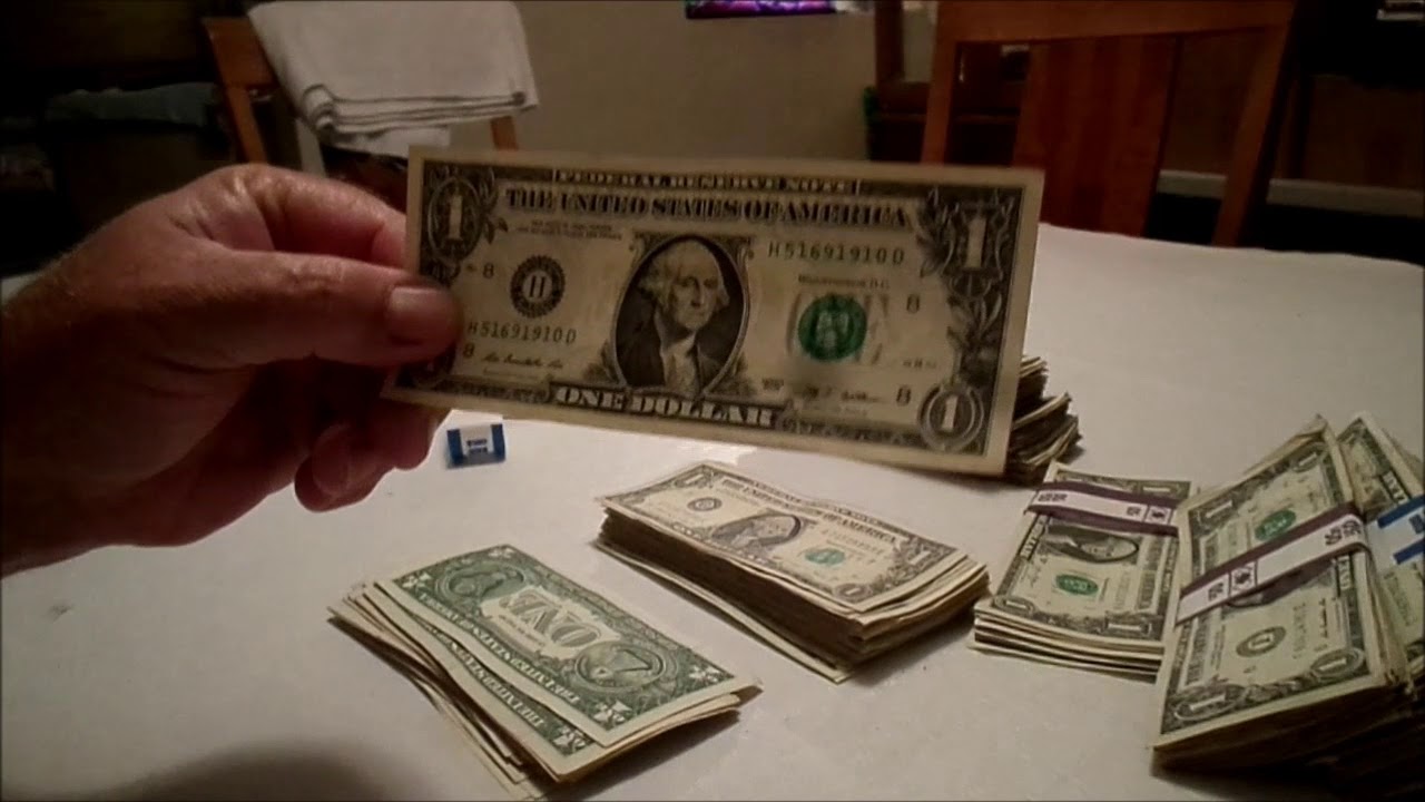 Currency Check 600 in US Singles Bills! RARE Binary Radar Note Found