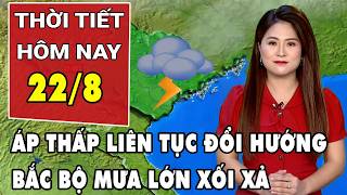 Weather Forecast 8/22: Storm No. 4 Update: Tropical depression continuously changes direction, he...