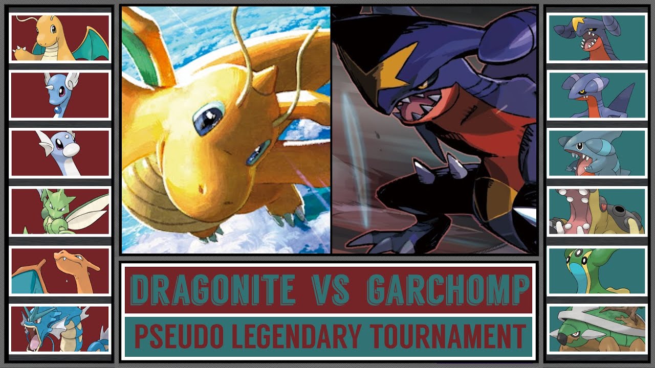 DRAGONITE vs GARCHOMP | Pseudo Legendary Pokémon Tournament  [Battle #5]