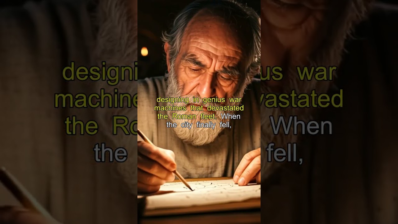 You know Archimedes, the brilliant ancient Greek mathematician death?