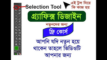 Selection Tool-Adobe illustrator - আমরা কিভাবে এই টুল দিয়ে কাজ করবো