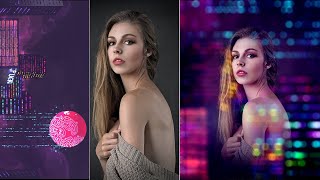Làm hình ánh đèn mờ ảo trong photoshop | Nguyễn Ngọc Trung screenshot 3