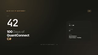 Day 42 — Adding Your First Indicator | 100 Days of QuantConnect CSharp
