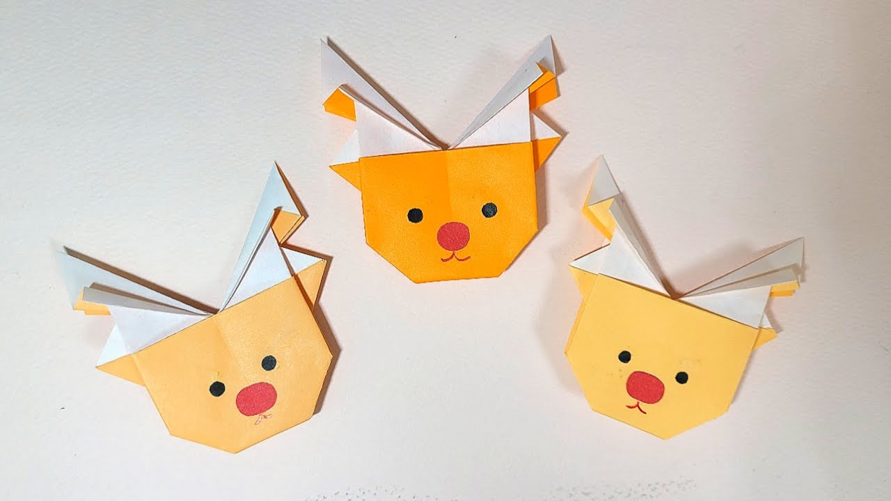 루돌프 종이접기 Origami Rudolph Reindeer YouTube