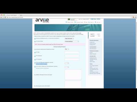 Request your free website transfer with Arvixe.com - Step 3