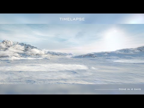 CLARISSE IFX TIMELAPSE - "Snowy Fishing Village" by MATHIS ALEXANDRE