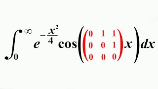 An interesting matrix integral