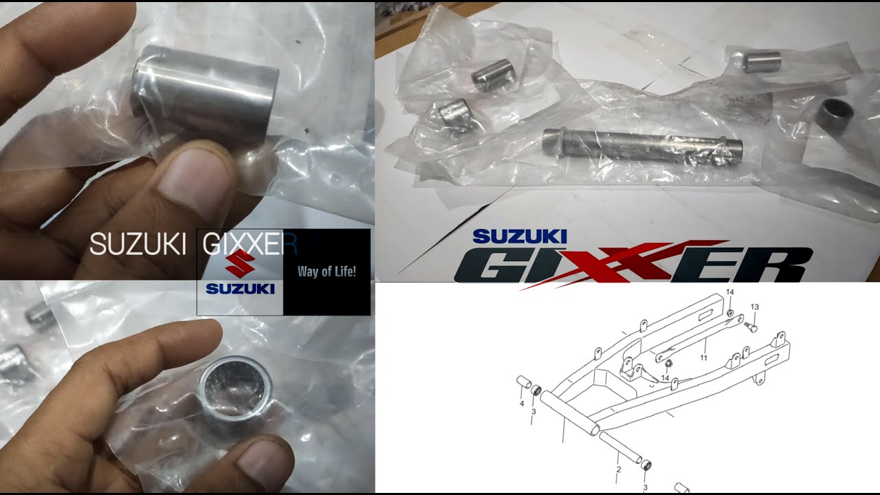 Suzuki Gixxer spare parts in wholesaler Swing Arm Bush Bearing Suzuki