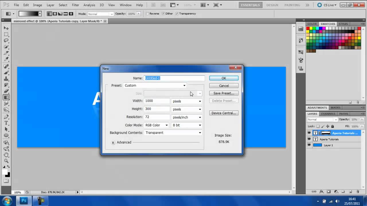 How to create a mirrored effect in [HD] YouTube