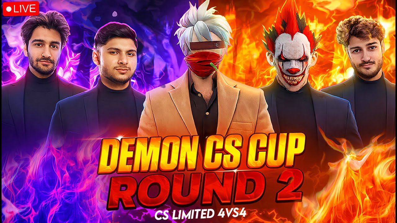 DEMON CS CUP  🏆 CS TOURNAMENT 🔥 ROUND-2  DAY-1 | LIVE |   