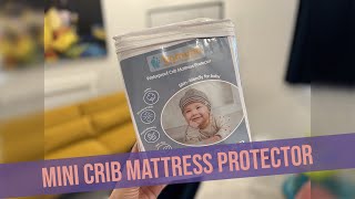 In Hand Review of Waterproof Pack and Play Mini Crib Mattress Pad