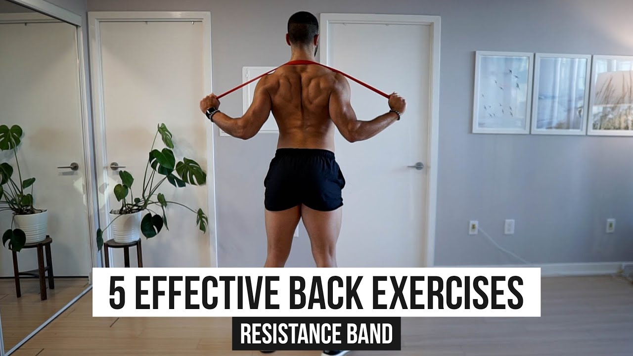 5 Effective Resistance Band Back Exercises At Home Back Workout YouTube 5 Effective Resistance Band Back Exercises At Home Back Workout YouTube