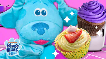 Blue & Josh Decorate Cupcakes! 🧁 | Blue's Bakery | Blue's Clue's & You!