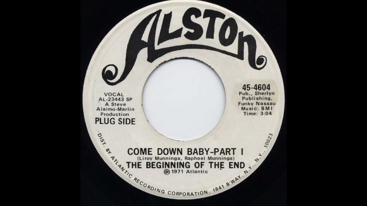 洋楽 The Beginning Of The End Come Down Baby The Beginning Of The End – Come Down Baby – Vinyl (7