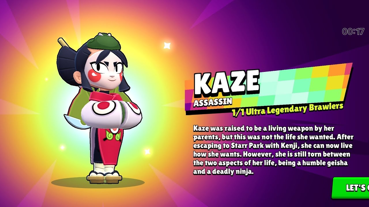 Unlocking Kaze with credits