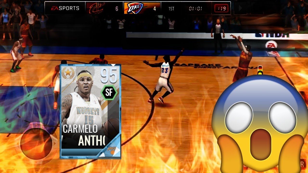 95 Carmelo Anthony Gameplay!