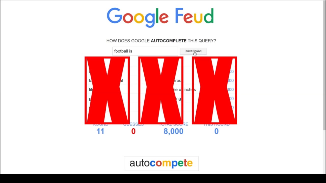 Football Is Google Feud Answers : Thanksgiving Answer Battle Powerpoint Template Family Fun ...