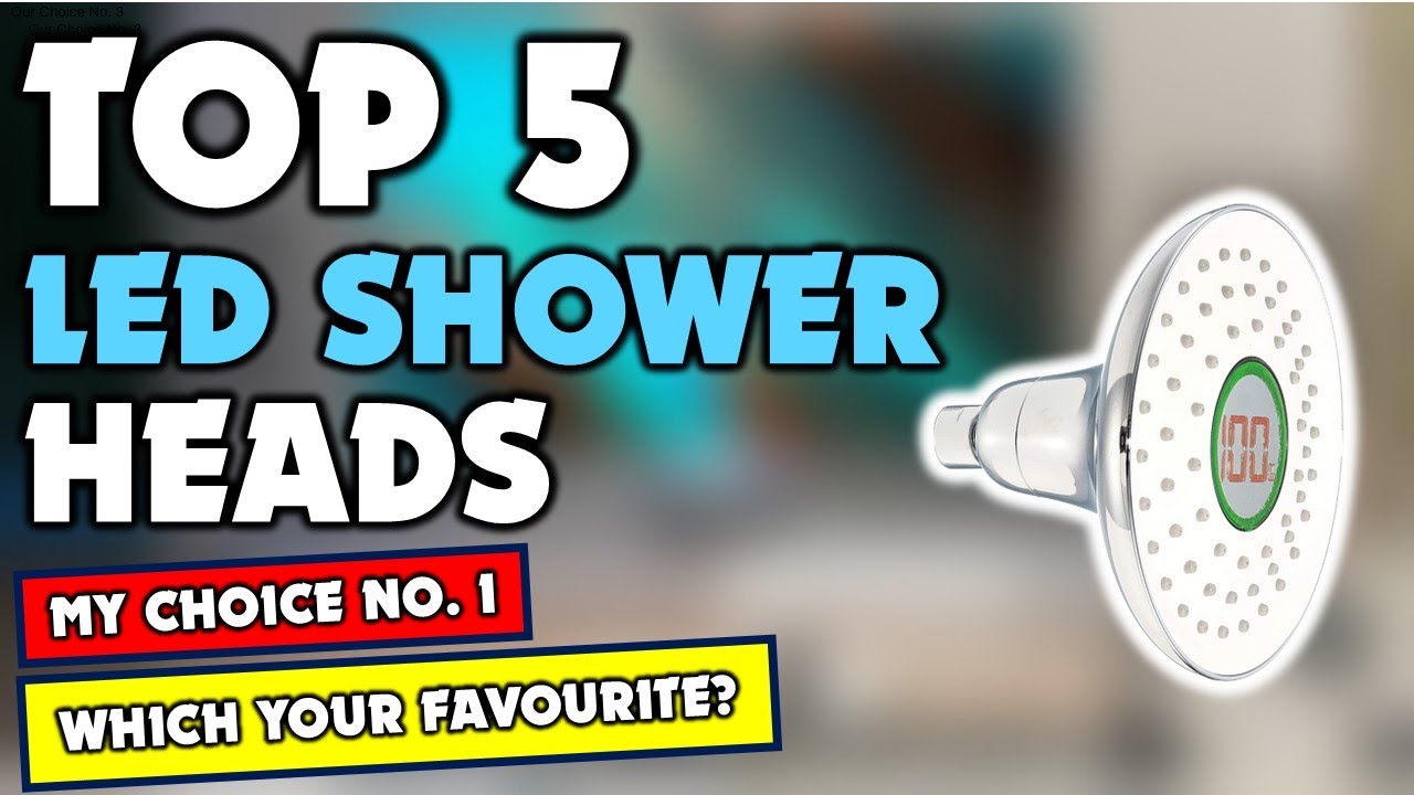️Top 5 Best LED Shower Heads Best LED Shower Heads Review Which