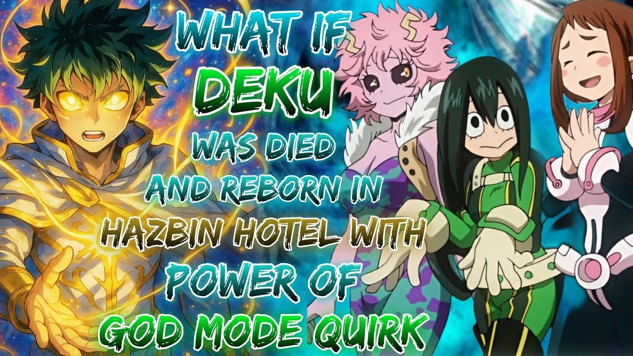 What If Deku Was Died And Reborn In Hazbin Hotel With Power Of God Mode Quirk