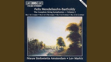 Sinfonia No. 6 in E-Flat Major, MWV N6: I. Allegro