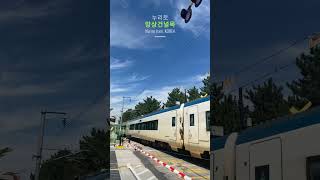 철도영상-누리로 열차와 망상건널목 | Nuriro Train, Mangsang RC | 韓国鉄道の踏切