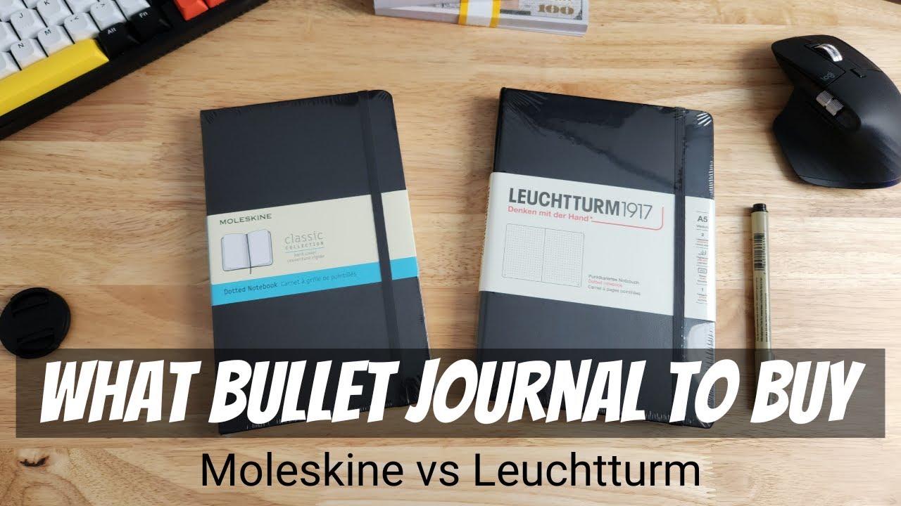 What Bullet Journal To Buy Moleskine vs Leuchtturm YouTube