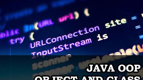 JAVA OOP OBJECT AND CLASS (BISAYA)