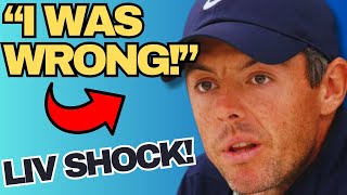 Rory McIlroy U-turns and admits he would play LIV Golf