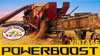Comment Cette Batteuse Ancienne Répond Aux Défis Daujourdhui Tracteurs Vintage Powerboost