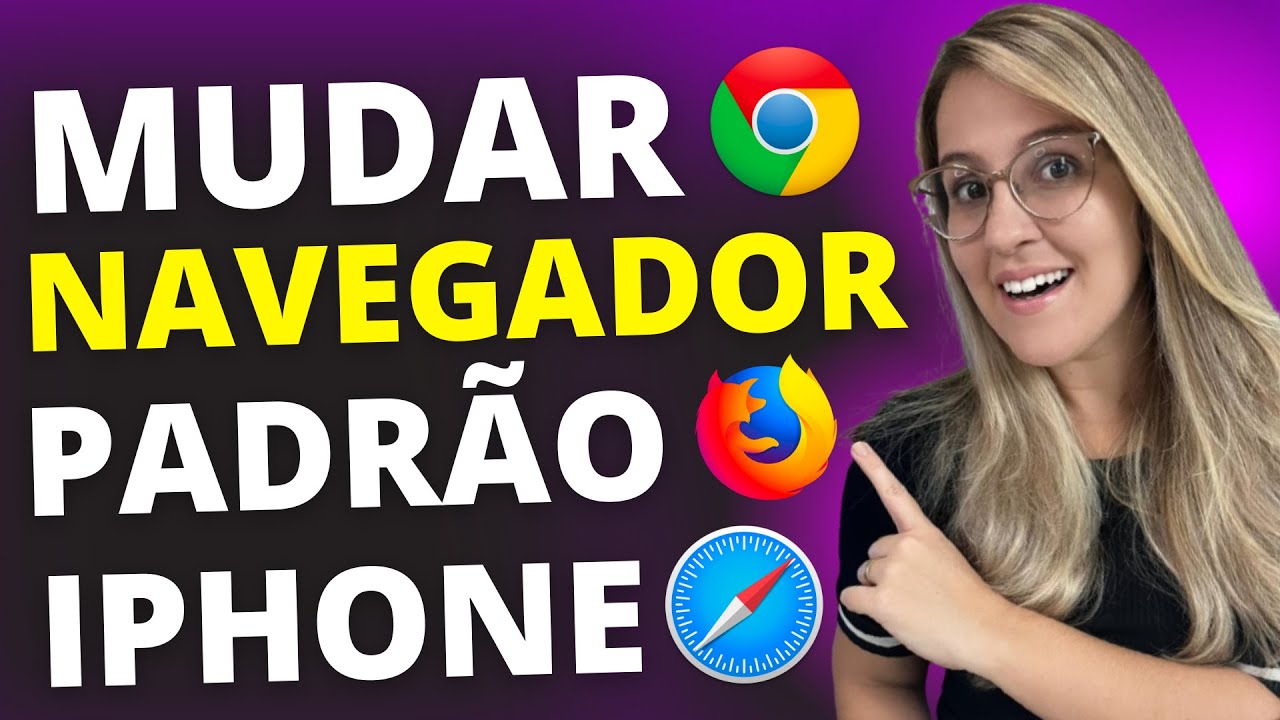 COMO MUDAR o NAVEGADOR PADRÃO do CELULAR IPHONE - PASSO A PASSO 2023 ...