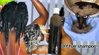The BEST DIY Shampoo recipe for FAST Hair Growth and Dandruff Control