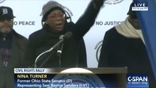 Nina Turner Is FIRED UP At Civil Rights Rally In Washington DC