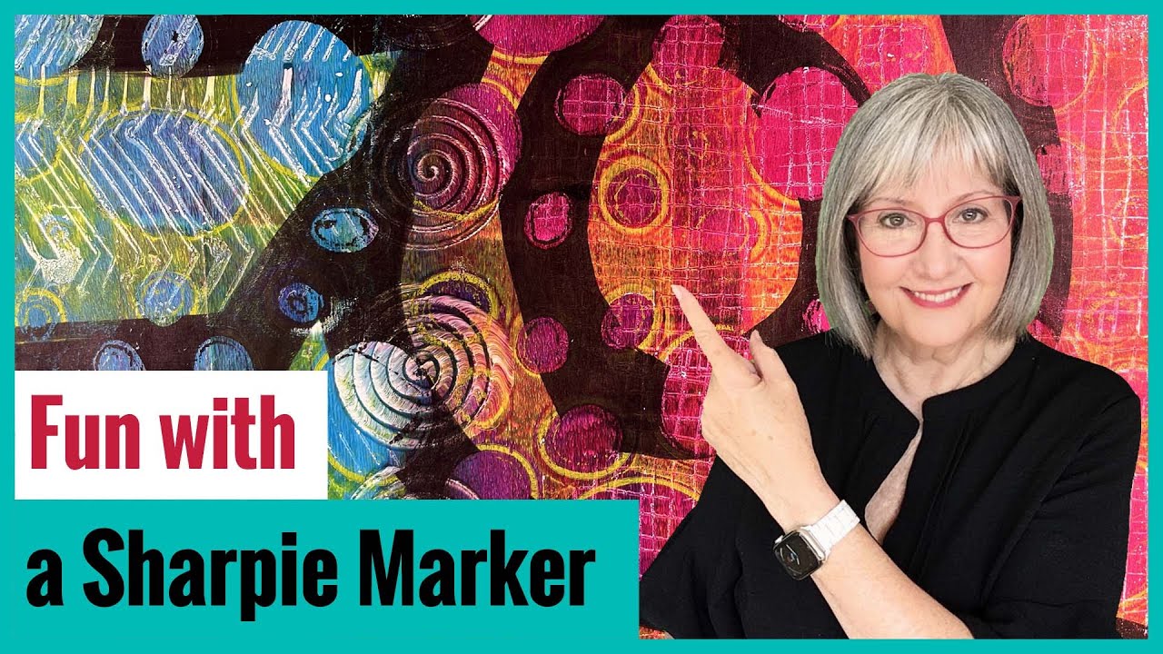 Ещё больше принтов Sharpie | Гелевая печать жирным маркером