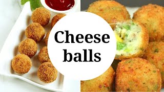 Crispy & Crunchy Cheese Balls | Quick Easy Starter Snack Recipe