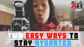 2 Easy Ways To Stay Hydrated | Athlete Hydration Tips