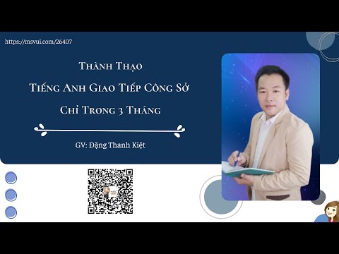 Thành thạo tiếng Anh công sở chỉ trong 3 tháng cùng Msvui #SHORT