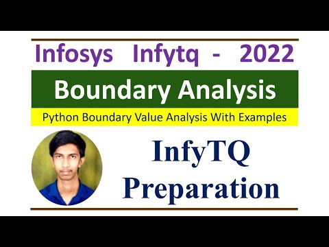InfyTQ Python Preparation: Boundary Value Analysis | Condition Evaluation Explained with Examples