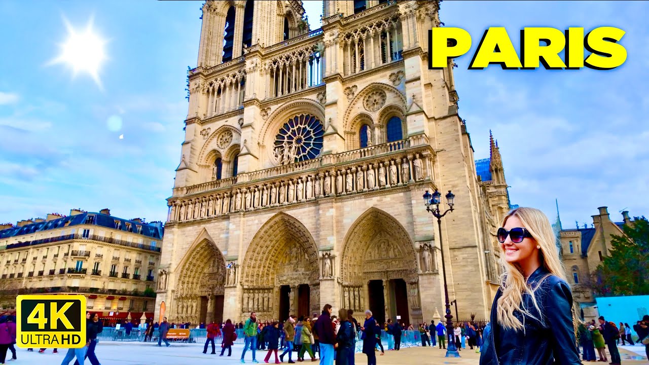 🇫🇷 09 Feb 2026 Paris Walk 4K HDR ☀️ Le Marais, Notre-Dame