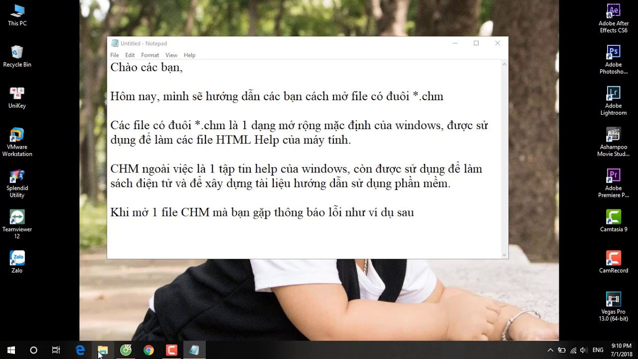 Cách mở file định dạng .chm - Guide to open file .chm - YouTube