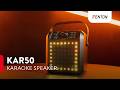 Fenton KAR50 Karaoke Speaker with LED Light Effect Black / Pink