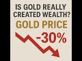 gold price down by 30 percent in next 3 years