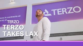 Terzo @ LAX | Painting the World Purple 💜✈️