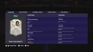 FIFA 21// PRIME ICON MOMENTS PELE IN A PACK🔥🔥🔥😱😱