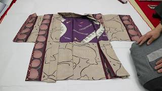 【今日から始める 安心 きもの】着物の裁ち合わせによるデザインの違い(羽織編)