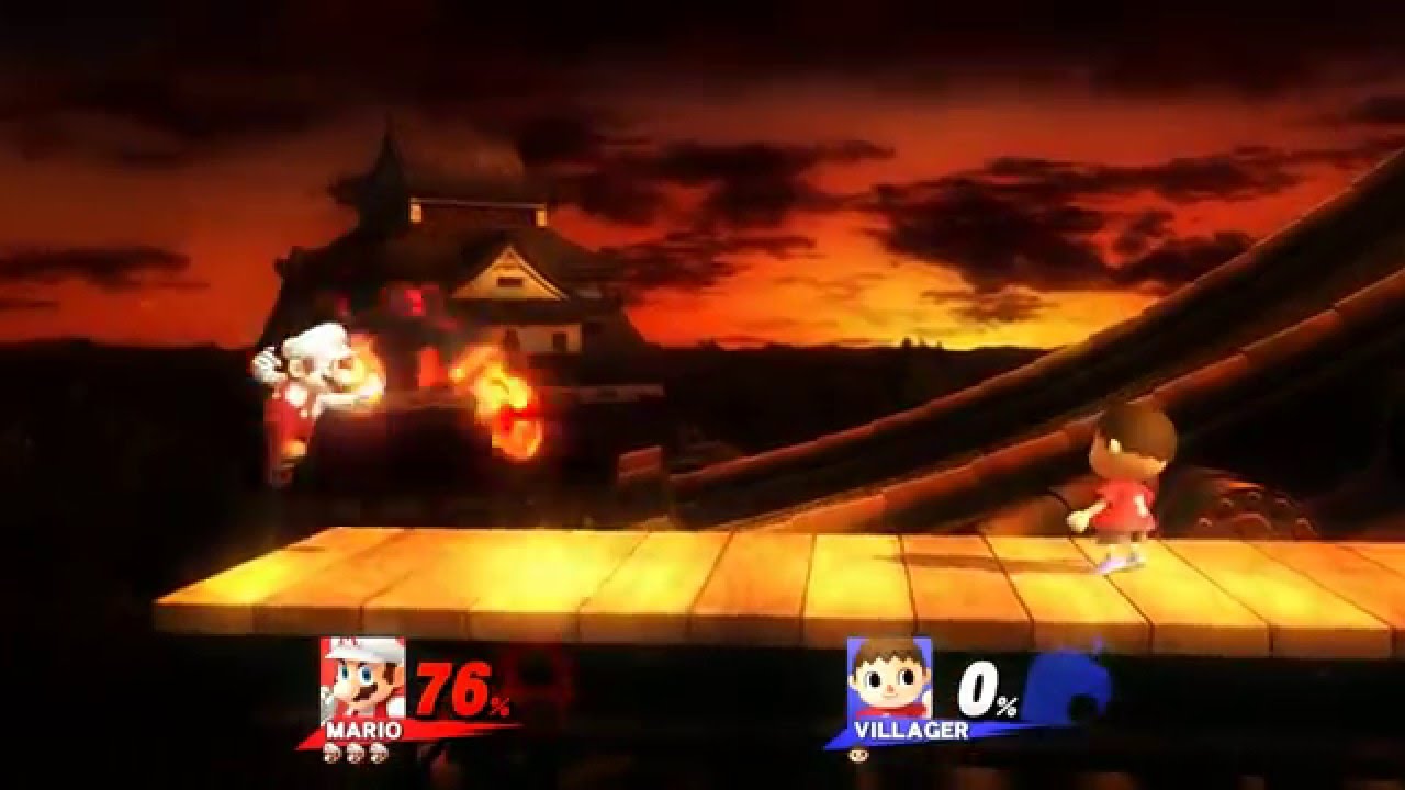 Villager (Bro Job) vs. Mario (Kitsune) Sit DOWN Villager! Super Smash Bros. for Wii U