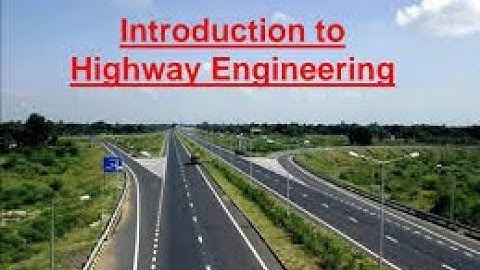 Highway Development & Planning Unit 1 Part 1