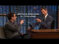 seth meyers and andy samberg being besties for 16 minutes straight