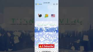 Dingbats Level 80 “Emoji Quiz”, Hints, Answers #shorts